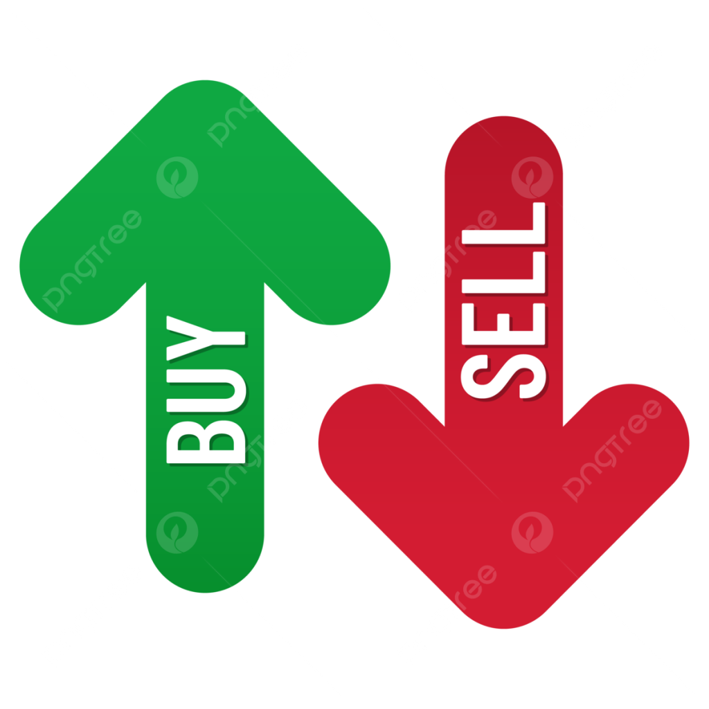 Trading Green And Red Buy Sell Arrow Sign Vector, Buy Sell, Buy Sell ...